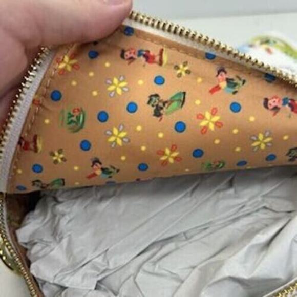 Loungefly Disney Pinocchio Story Book Convertable Backpack Crossbody Bag NWT - Picture 7 of 11